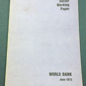 Urbanization. Sector Working Paper. World Bank June 1972 Urbanization. Sector Working Paper. World Bank June 1972