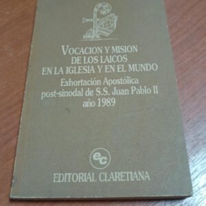 Vocación Y Misión De Los Laicos En La Iglesia Y En El Mundo Vocación Y Misión De Los Laicos En La Iglesia Y En El Mundo